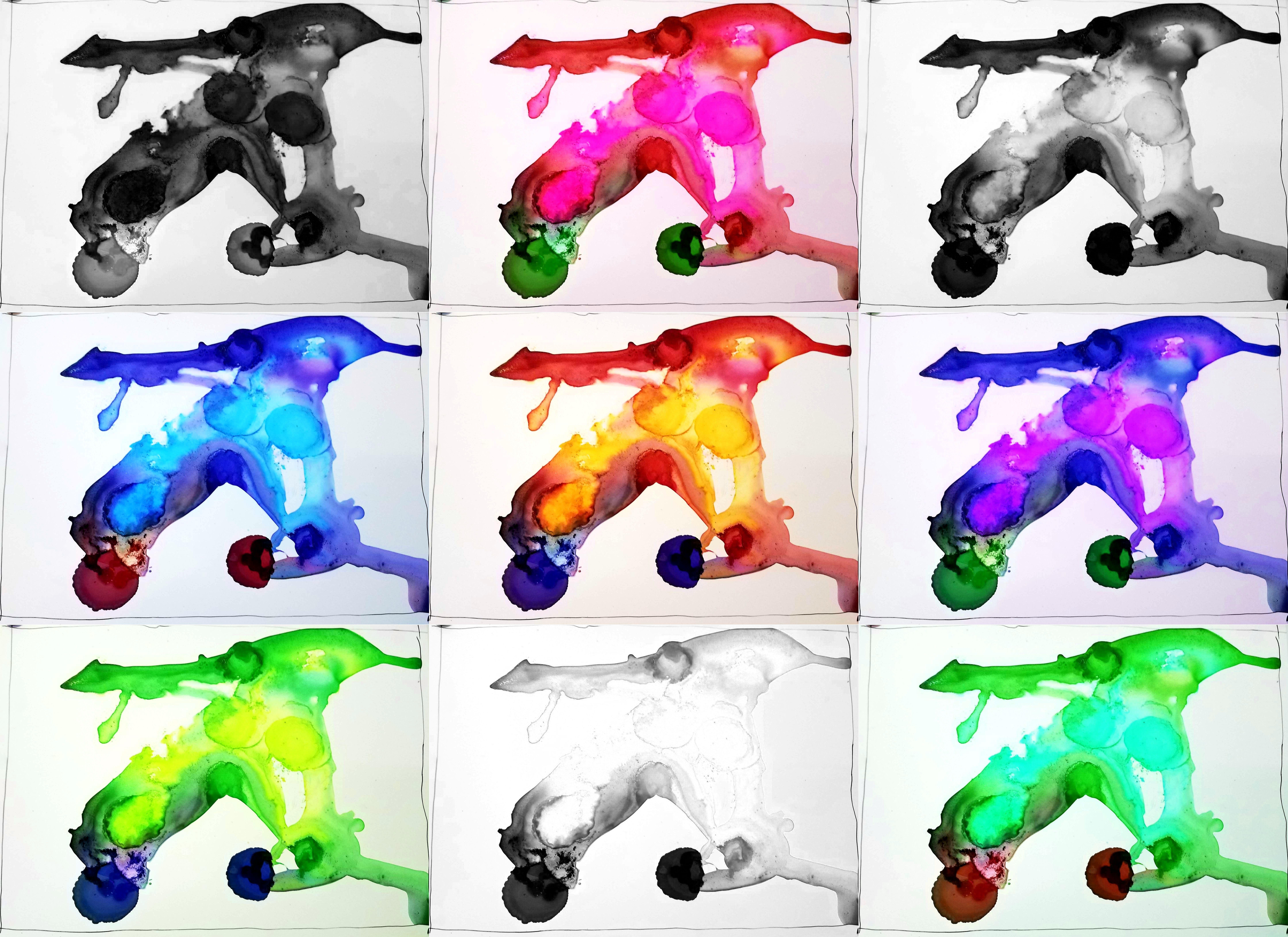 Rollerskate - Matrix - Mixed Media Art by Mark Lembo