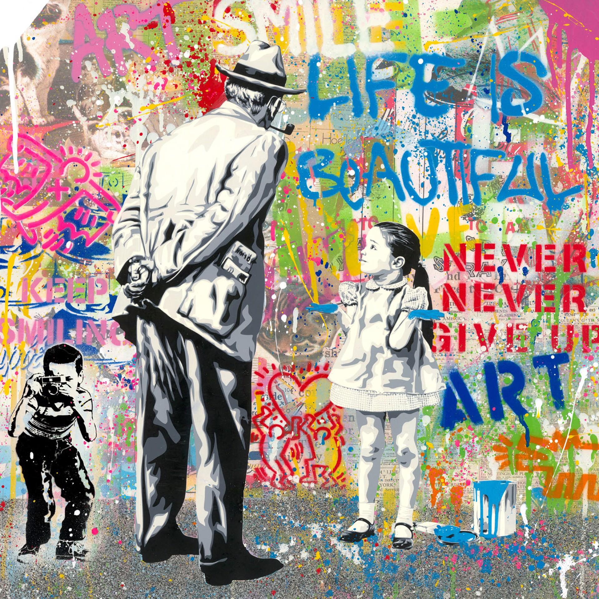 Caught Red Handed - Art by Mr. Brainwash