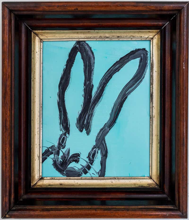 Hunt Slonem Rabbit Hunt Slonem Art - 693 For Sale at 1stDibs | abstract bunny, abstract ...