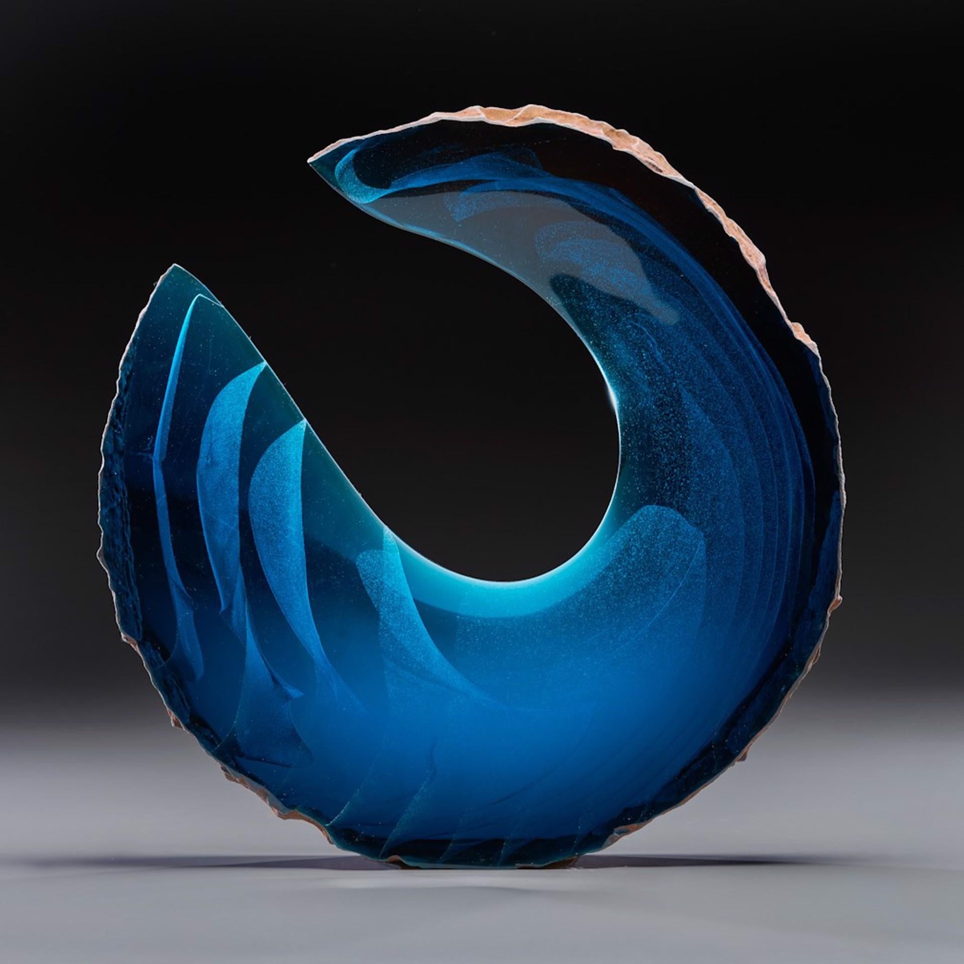 Blue Stone - Sculpture by Alex Gabriel Bernstein