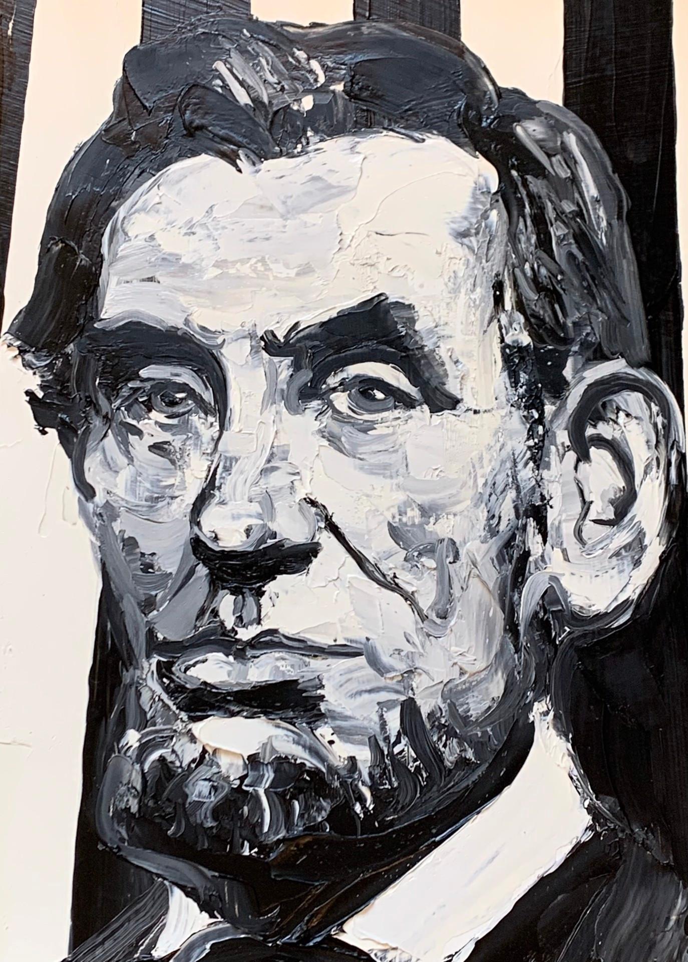 President Lincoln  - Contemporary Art by Hunt Slonem