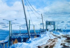 Lincolnville Ferry Landing in Winter