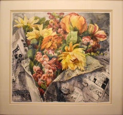 Newsworthy, Painting, Watercolor on Paper