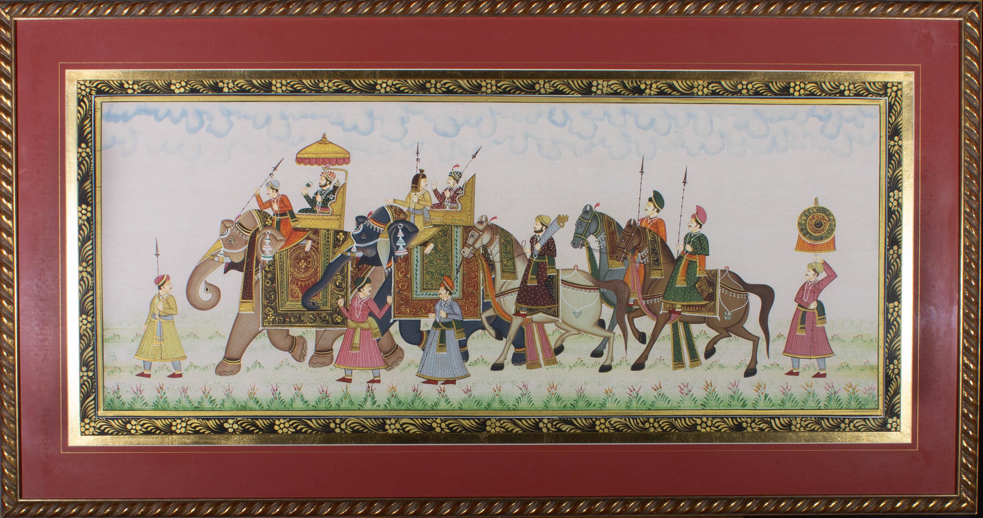 20th Century Gouache - Royal Procession - Art by Unknown