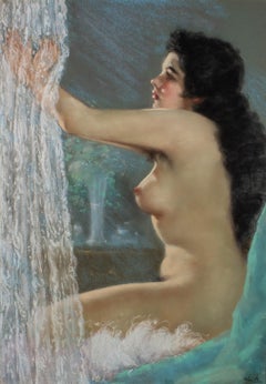 Mid 20th Century Pastel - Ethereal Nude