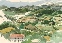 Pat Albeck (1930-2017) - 20th Century Watercolour, Italian Landscape