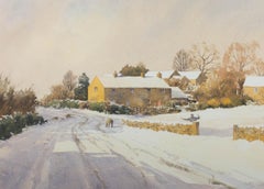 Paul Pacey (geb. 1961) – Zeitgenössisches Aquarell, Schneeballschläger
