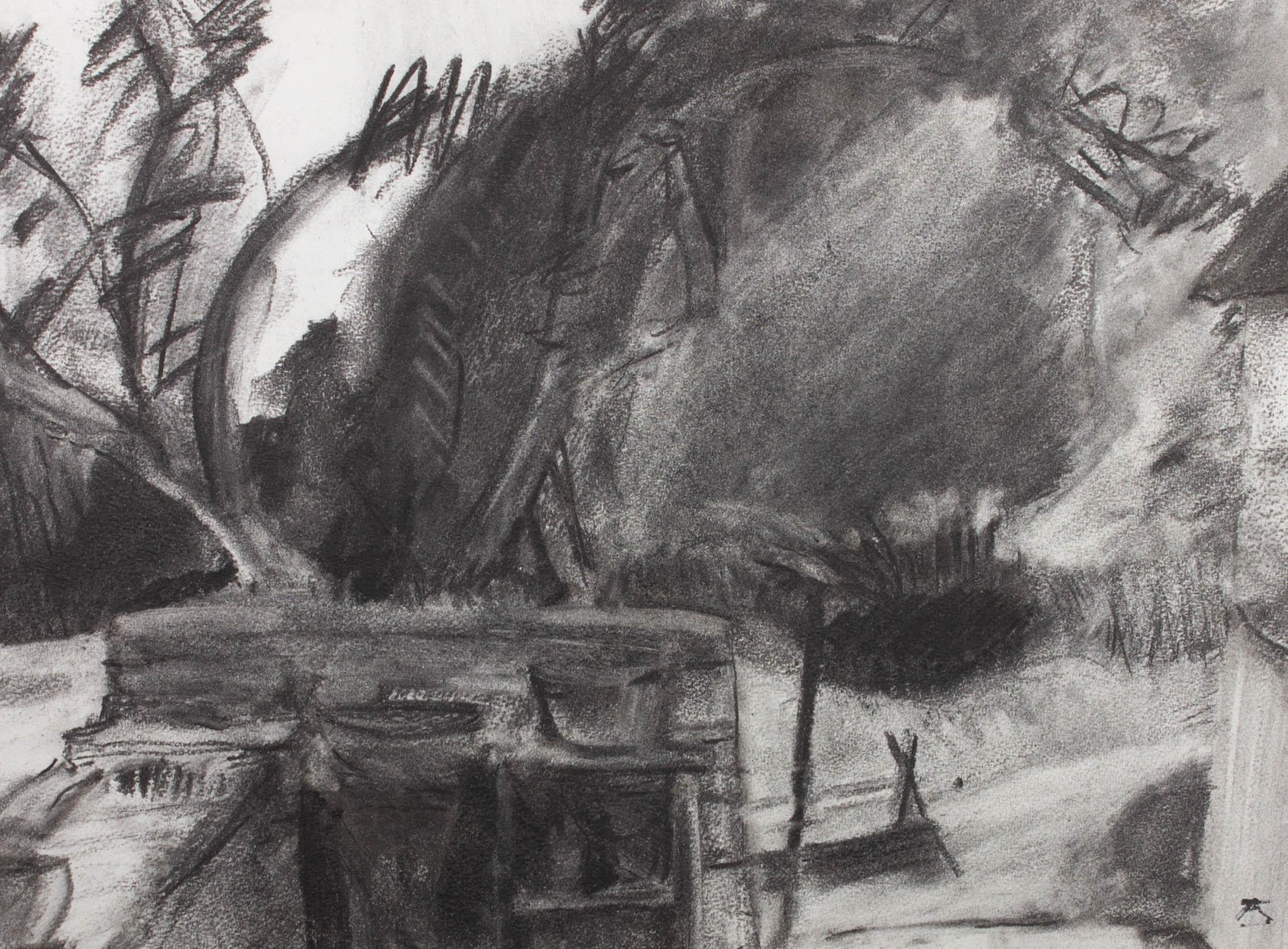 Alan Thornhill (1921â€“2020) - Mid 20th Century Charcoal Drawing, Monochrome 2
