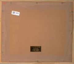 George Hughes (1865-1933) - Watercolour, Country Cottage with Blossoming Trees