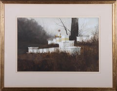 Ronald Lewis - 20th Century Watercolour, The Beekeeper