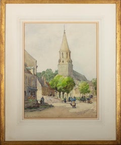 S.A. Harding - Early 20th Century Watercolour, Creully, Normandy