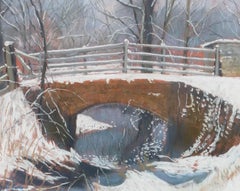 Hazel Kelly - Contemporary Pastel, The Winter Bridge