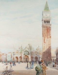 Charles James Lauder R.S.W. (1841-1920) - 1902 Watercolour, The Palazzo, Venice