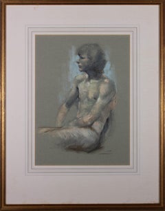 Dennis Frost (1925-1982) - Mid 20th Century Pastel, Male Nude