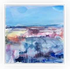 Counting The Waves, Painting, Watercolor on Canvas
