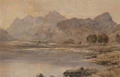 Bernard Eyre Walker RE (1887-1972) - 1941 Watercolour, Lake View