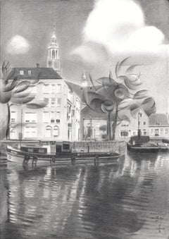 Maassluis â€“ 08-06-21, Drawing, Pencil/Colored Pencil on Paper