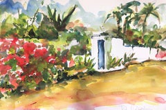 Santa Paula Bougainvillea, Painting, Watercolor on Watercolor Paper