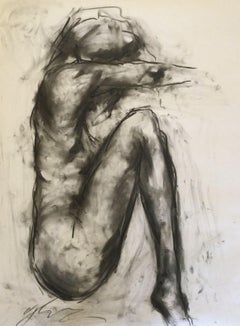 Future Vision, Drawing, Charcoal on Paper