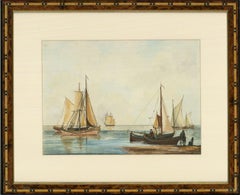 Early 19th Century Watercolour - Harbour