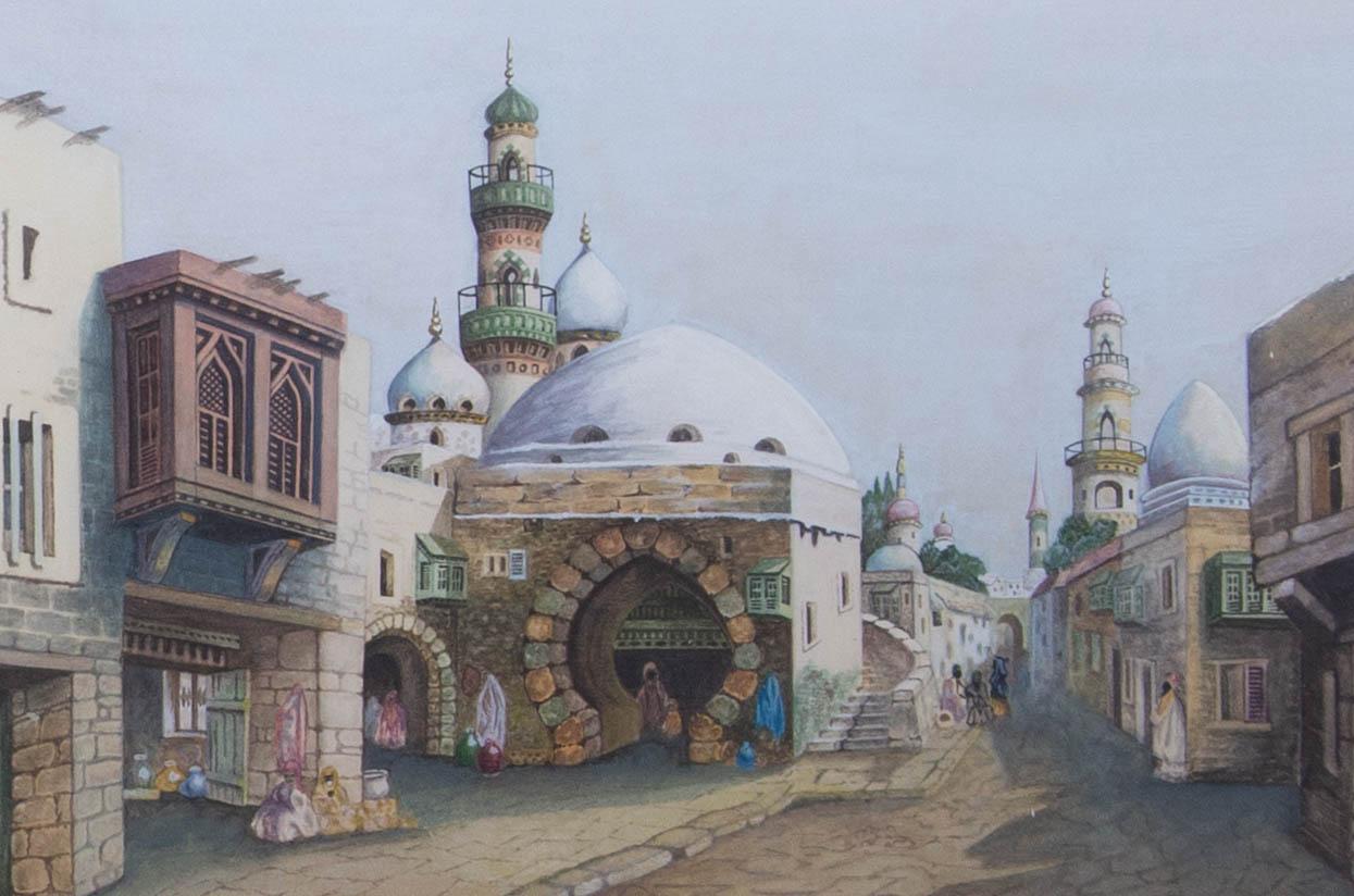 H. Barnard - Mid 20th Century Watercolour, North-African Street Scene 2