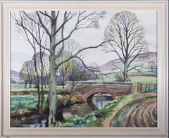 Vintage Walter Cecil Horsnell (1911-1997) - Mid 20th Century Watercolour, River Dore