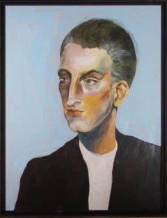Isabelle Mulvany - Contemporary Gouache, Androgynous Gaze