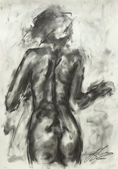 Subtle, Drawing, Charcoal on Paper