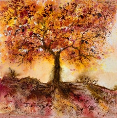 Fall Inspiration, Painting, Watercolor on Watercolor Paper