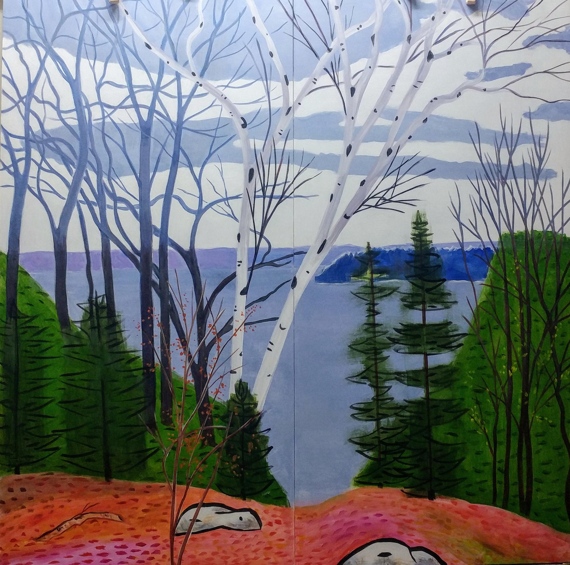 View from Tracy Shores - Art by Jane Dahmen