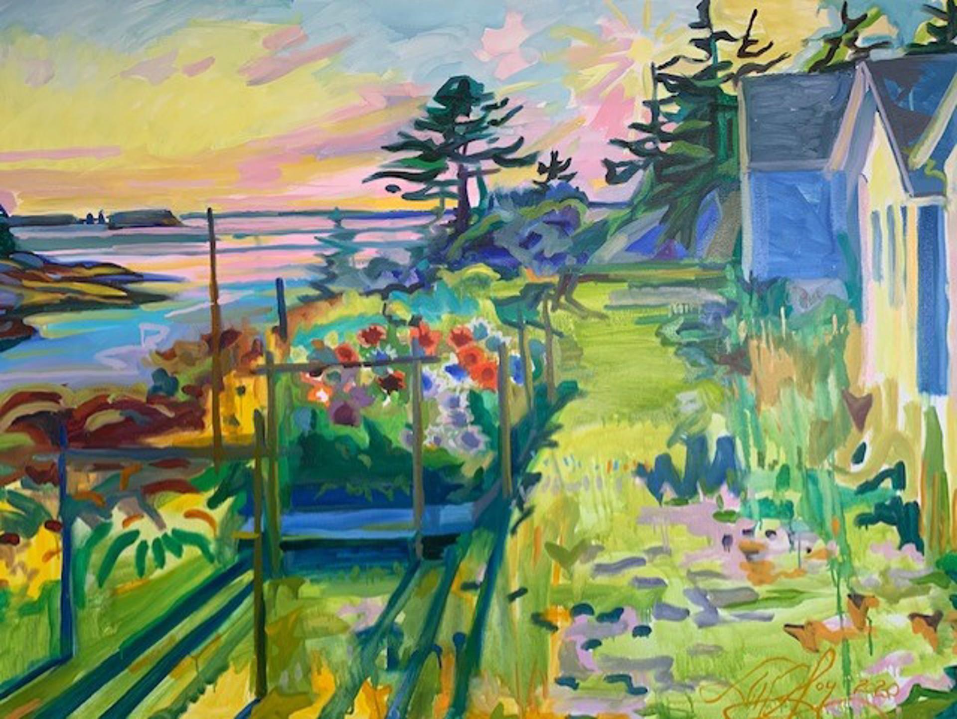 Cynthia
s November Dahlias - Art by Jill Hoy