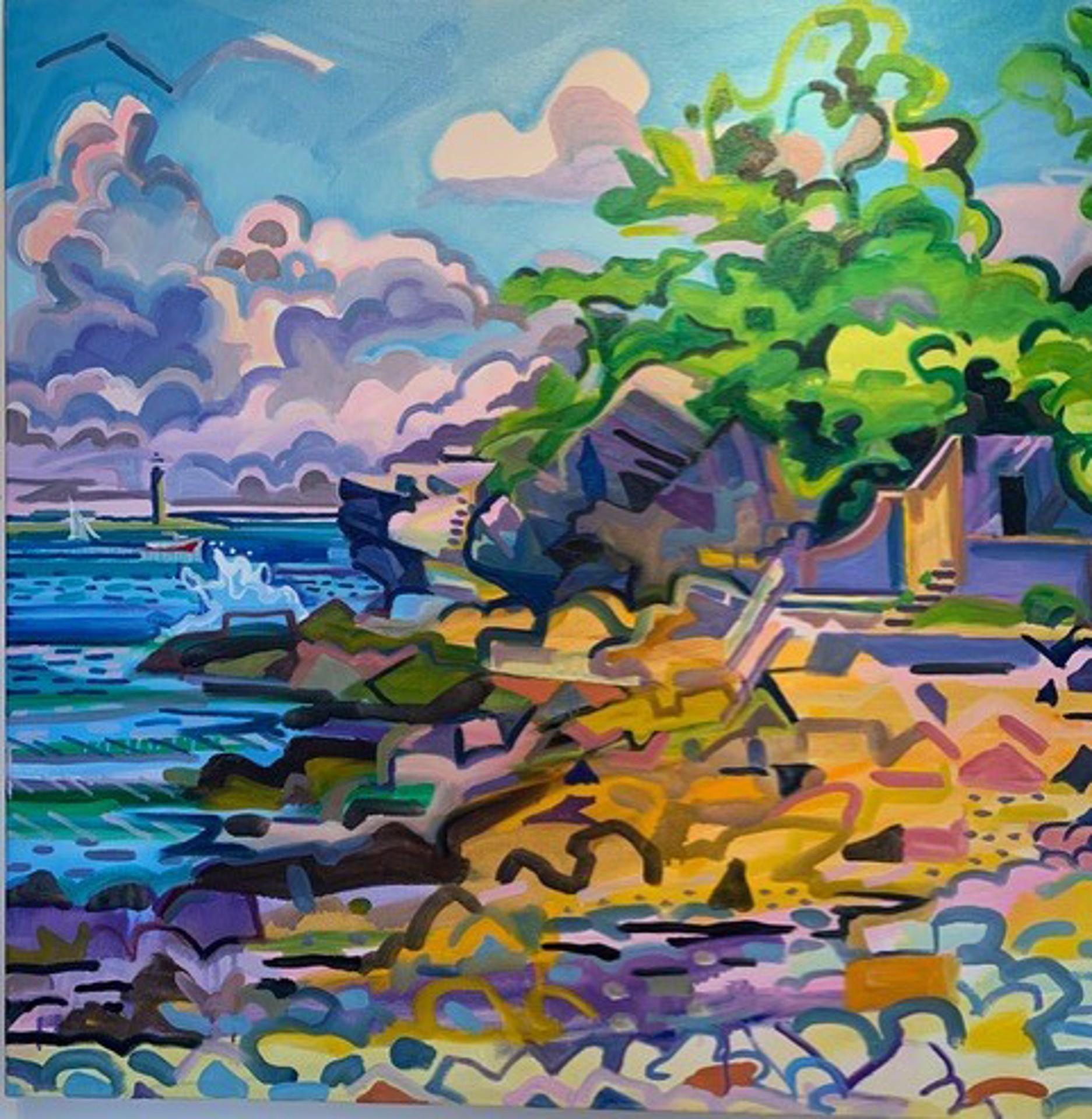 Cape Elizabeth Cubism - Art by Jill Hoy