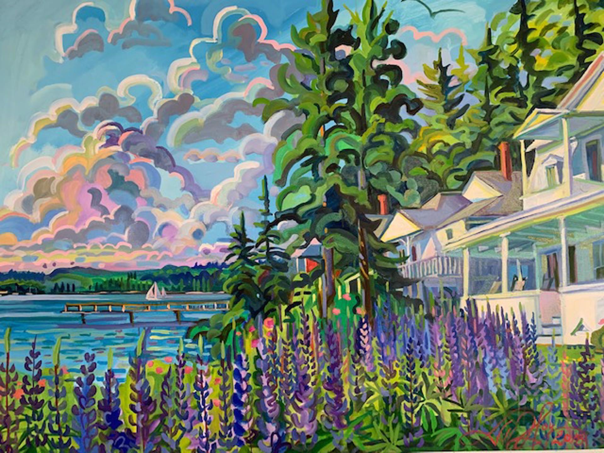 Lupine, Little Deer - Art by Jill Hoy