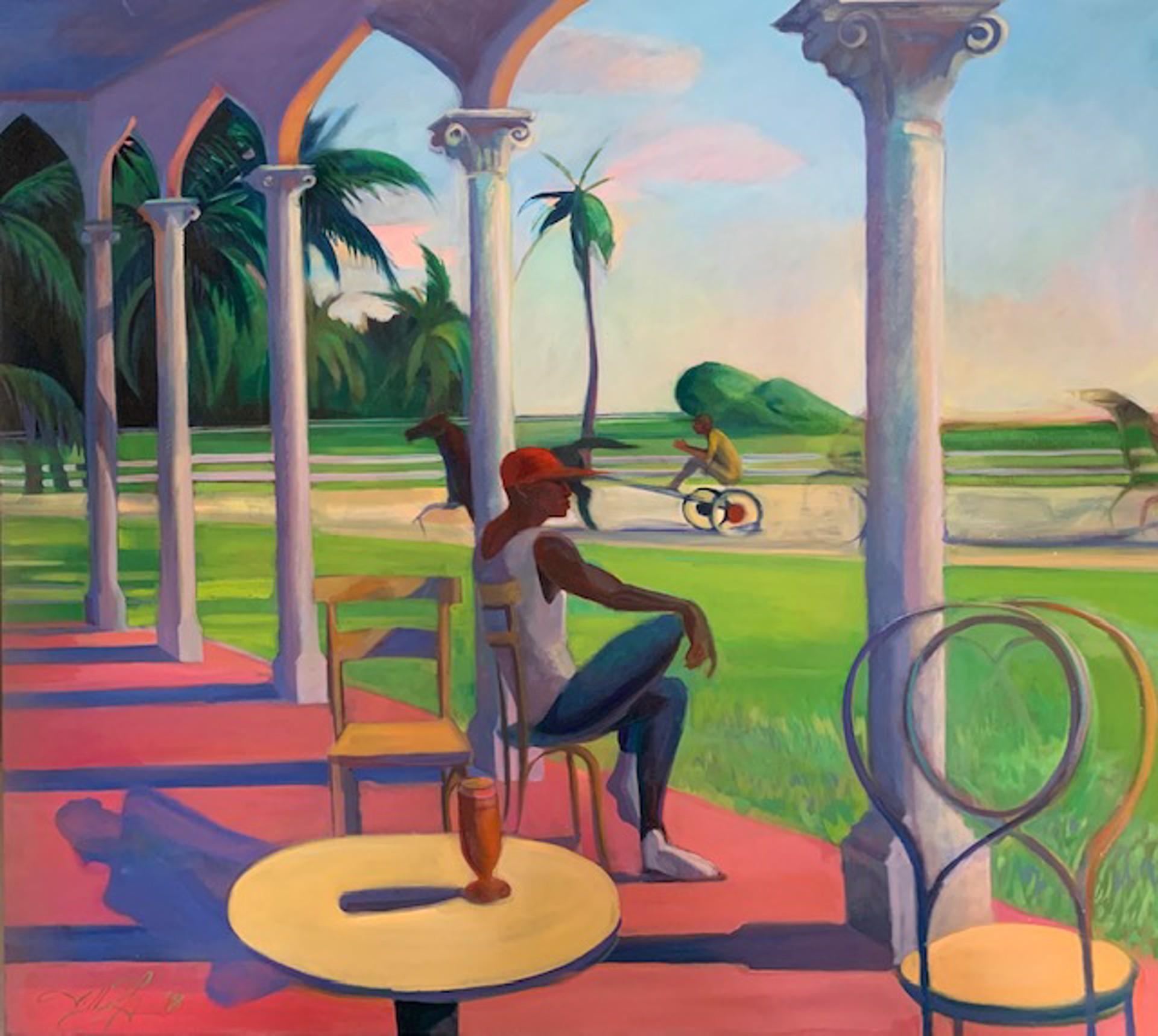 Tapis Pompano sur piste - Art de Jill Hoy