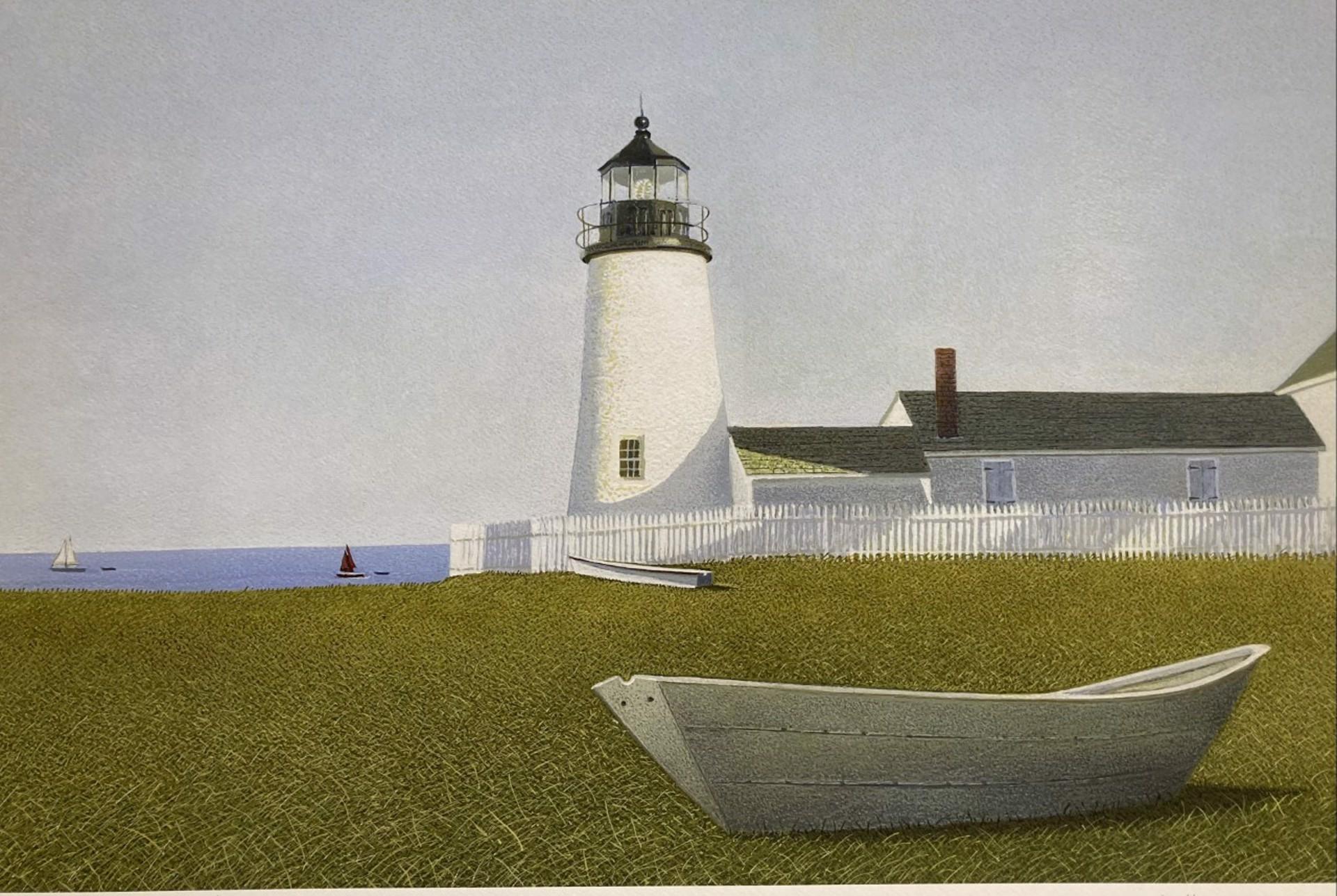 Dories at the Pemaquid - Art by Gary Akers