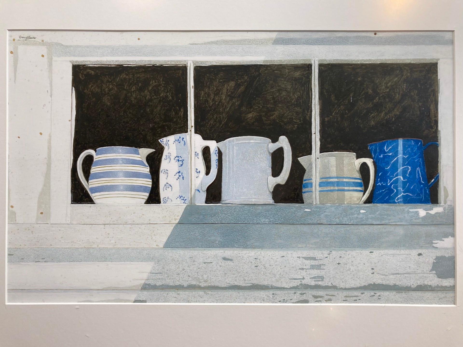 Window Pots - Art by Gary Akers