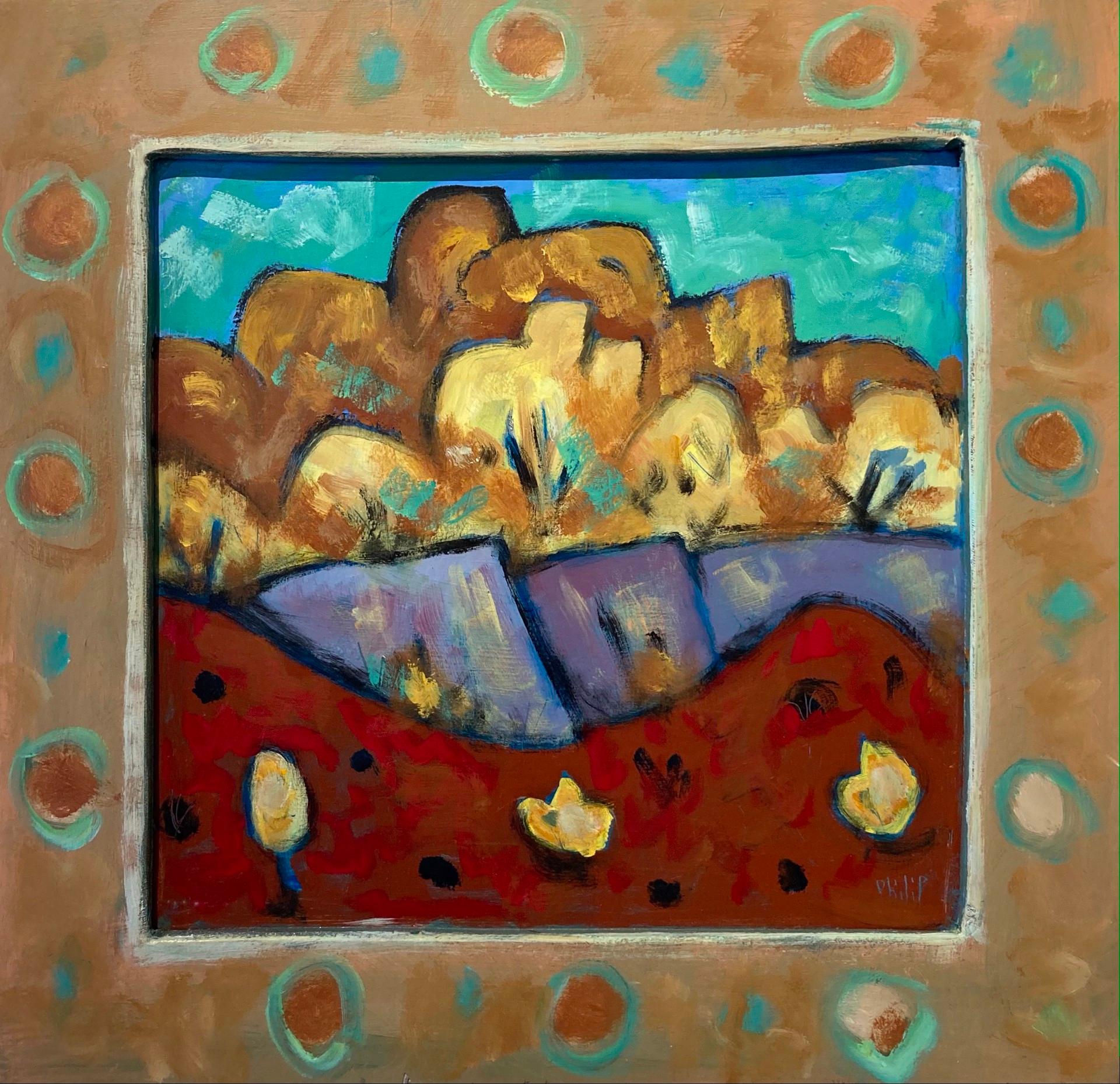 Ledges d'étude - Art de Philip Barter