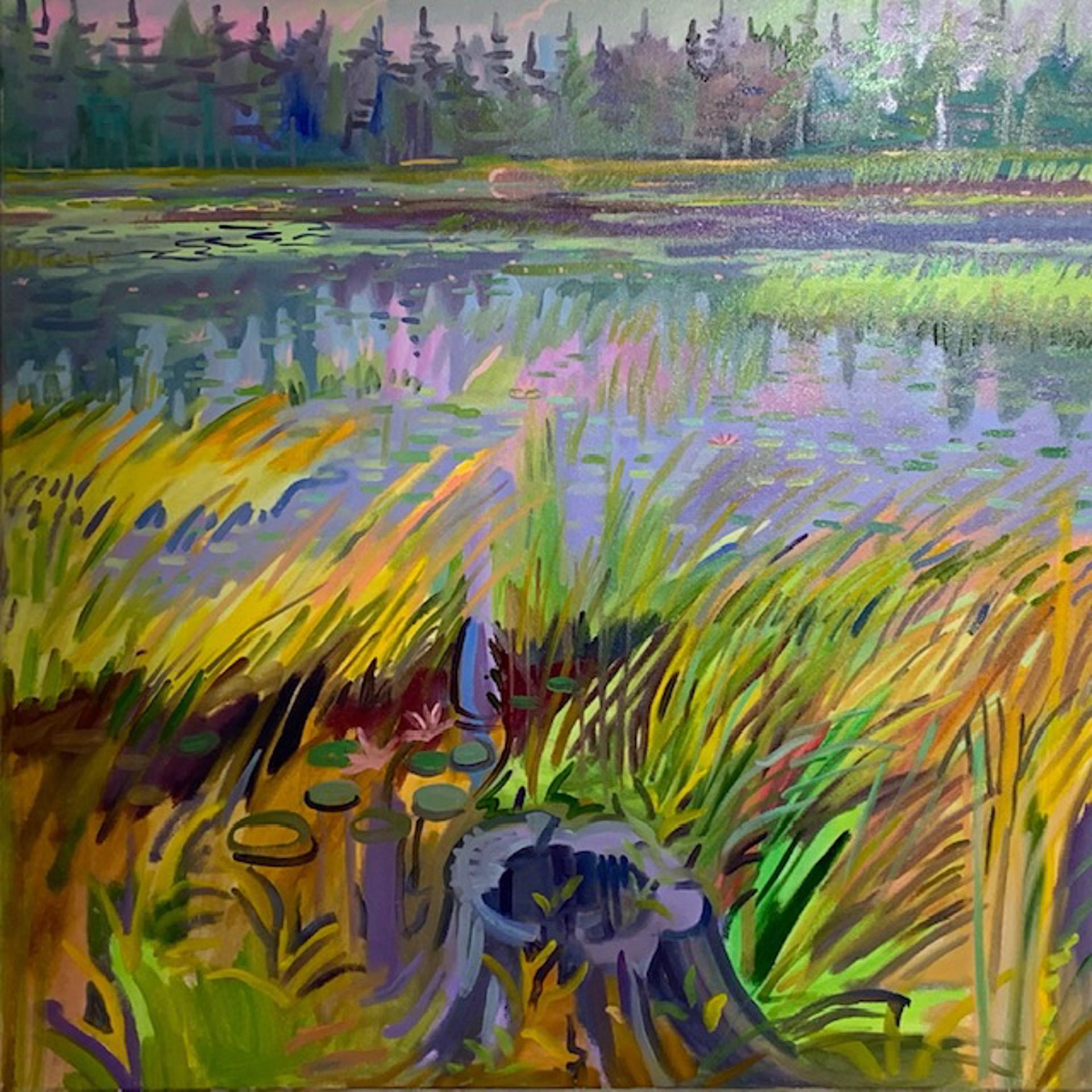 Ames Pong Fog - Foulard - Art de Jill Hoy