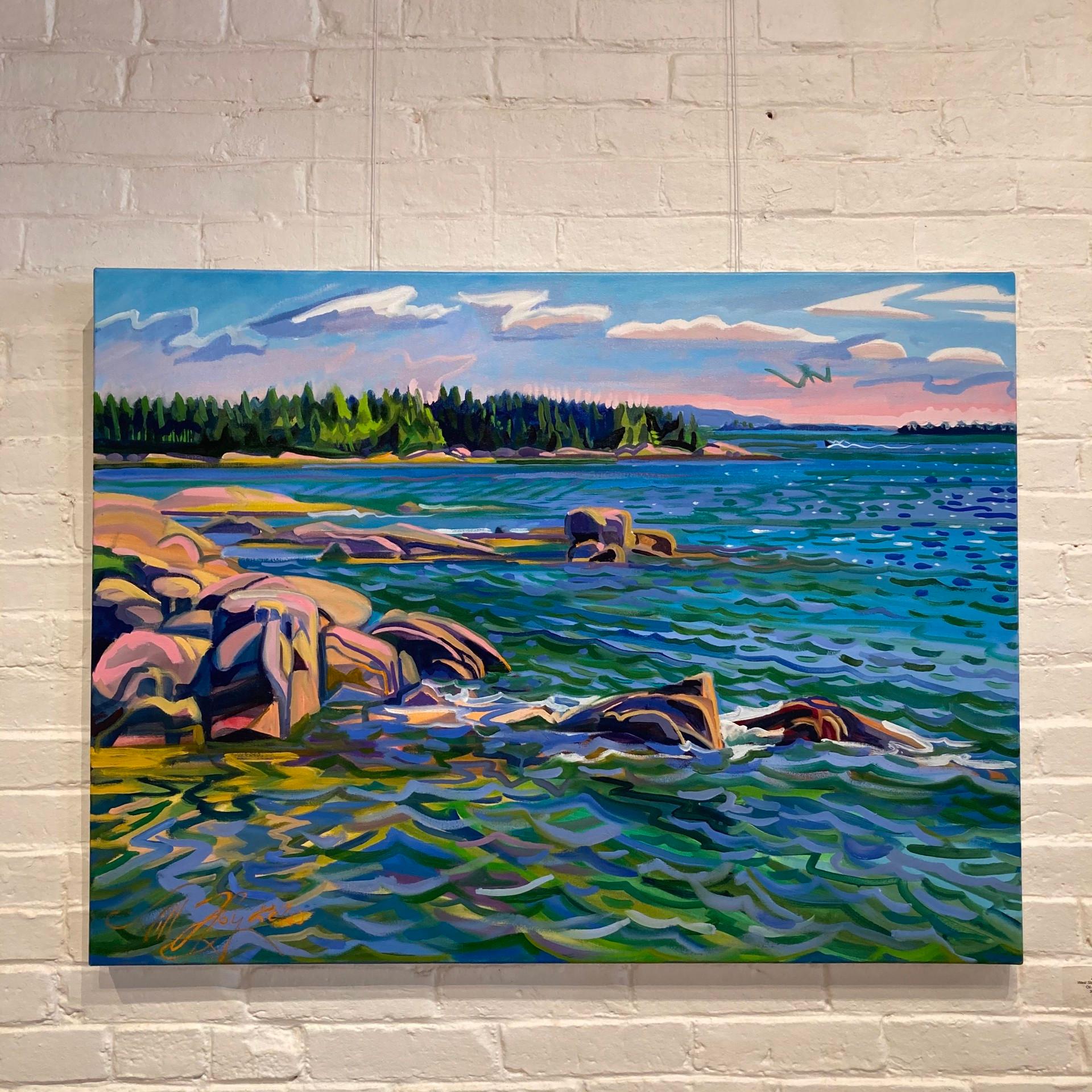 West Stonington Splash - Art by Jill Hoy
