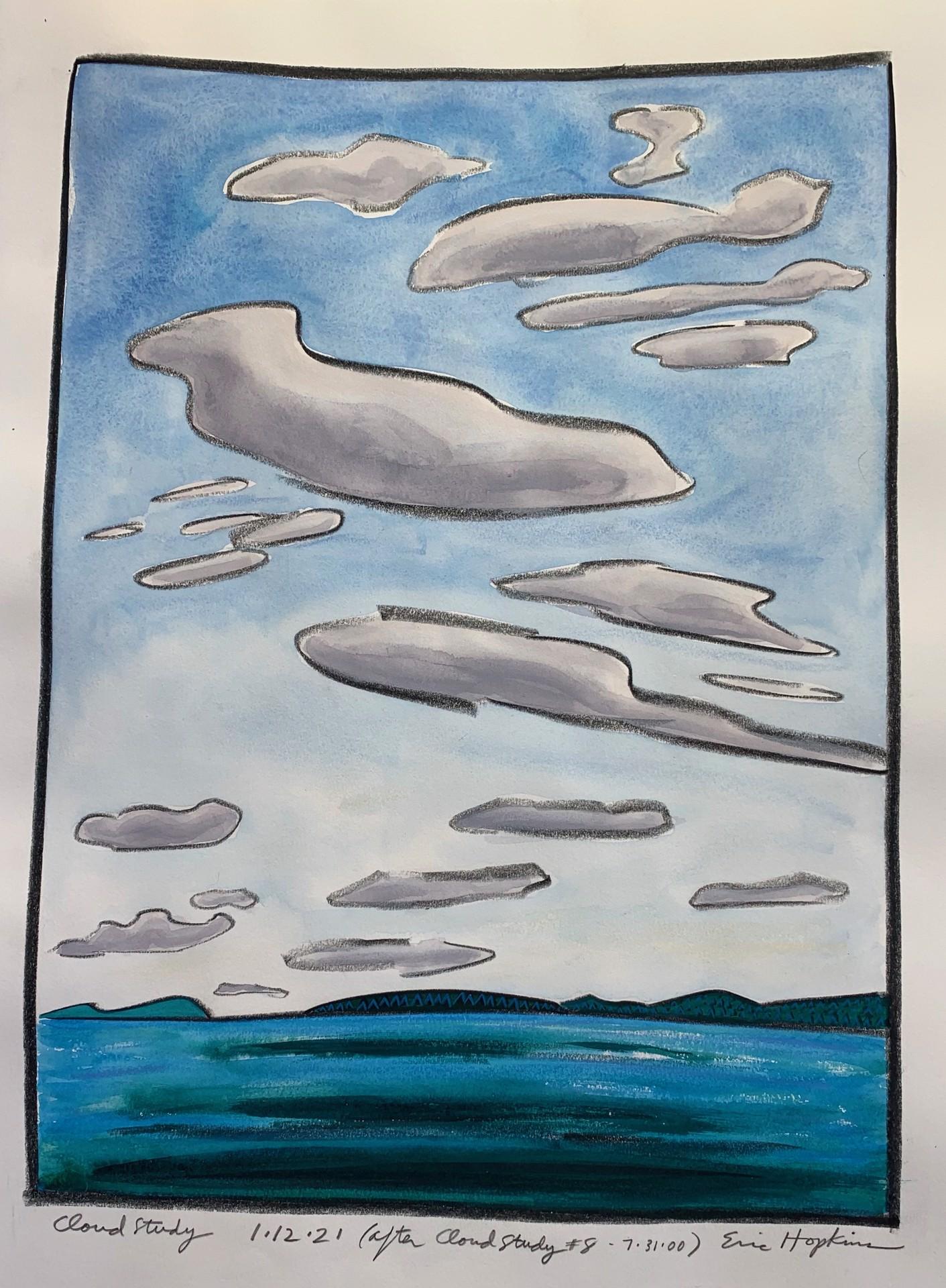 Cloud Study (After Cloud Study #8) - Art by Eric Hopkins