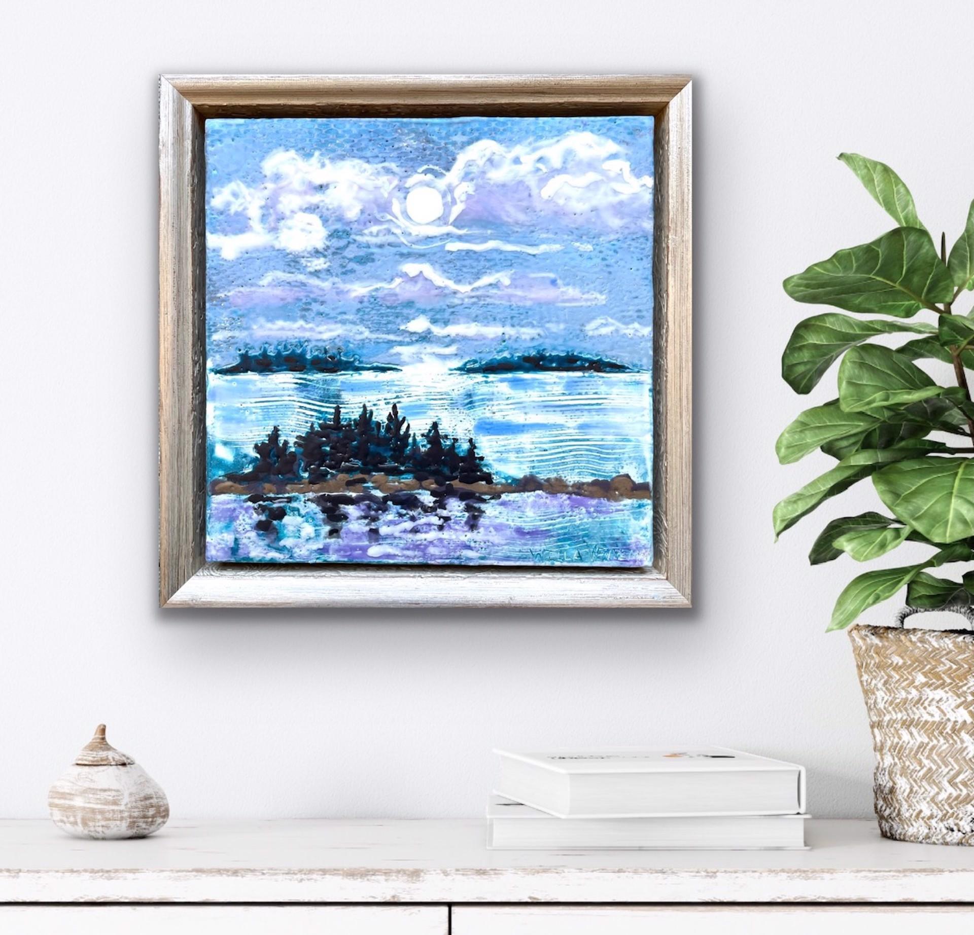 Islands and Ocean Series: Full Moon For Sale 1
