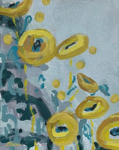 Yellow Poppies+Dots