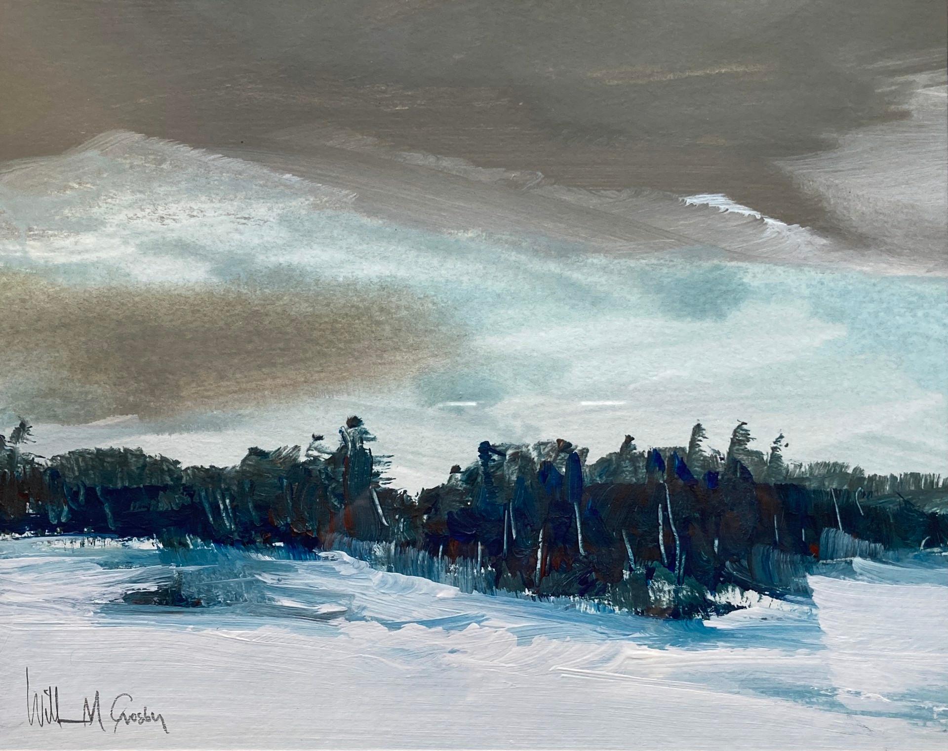 Winter Sky - Art by William Crosby