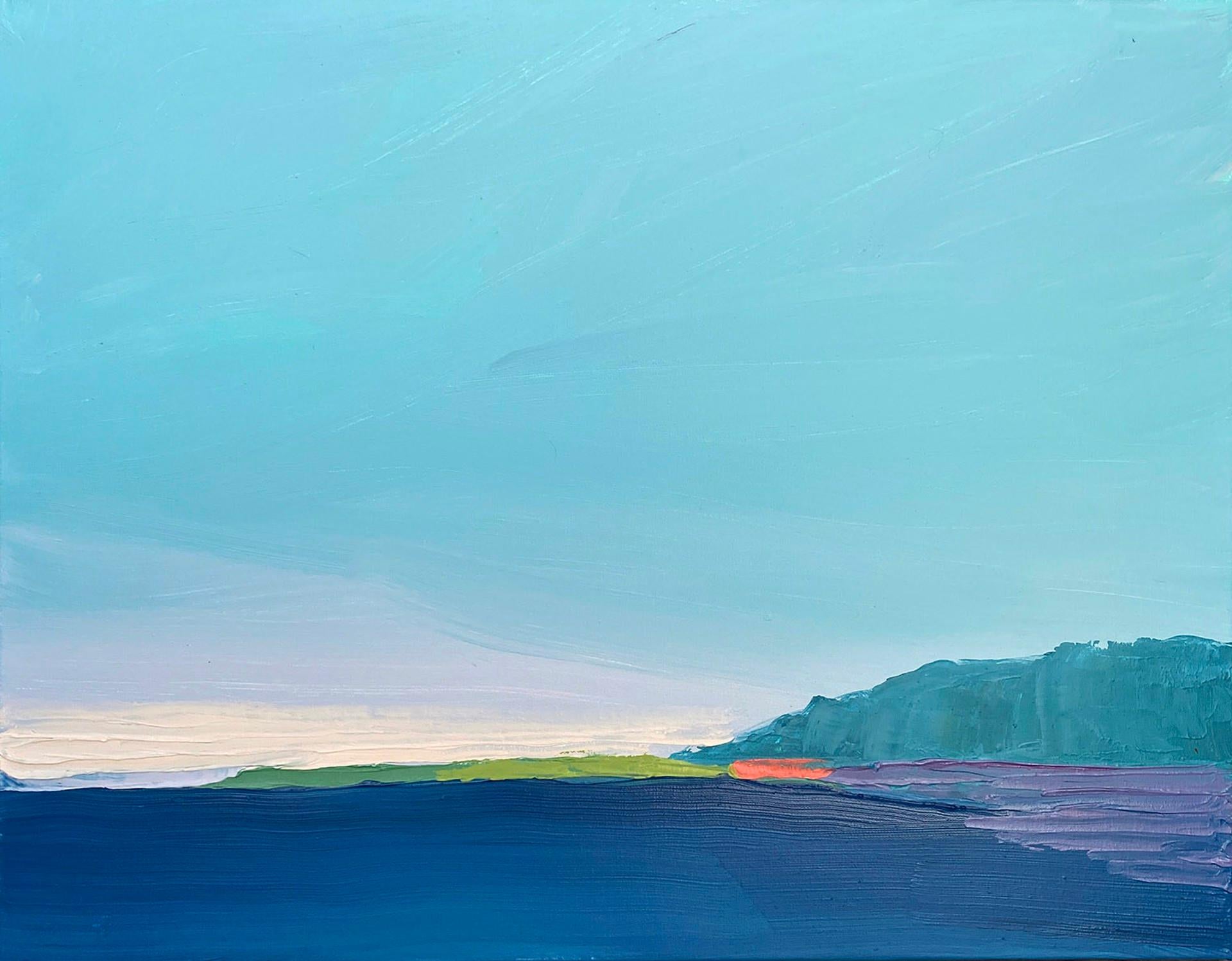 Banques de lavande - Art de Andrew Faulkner