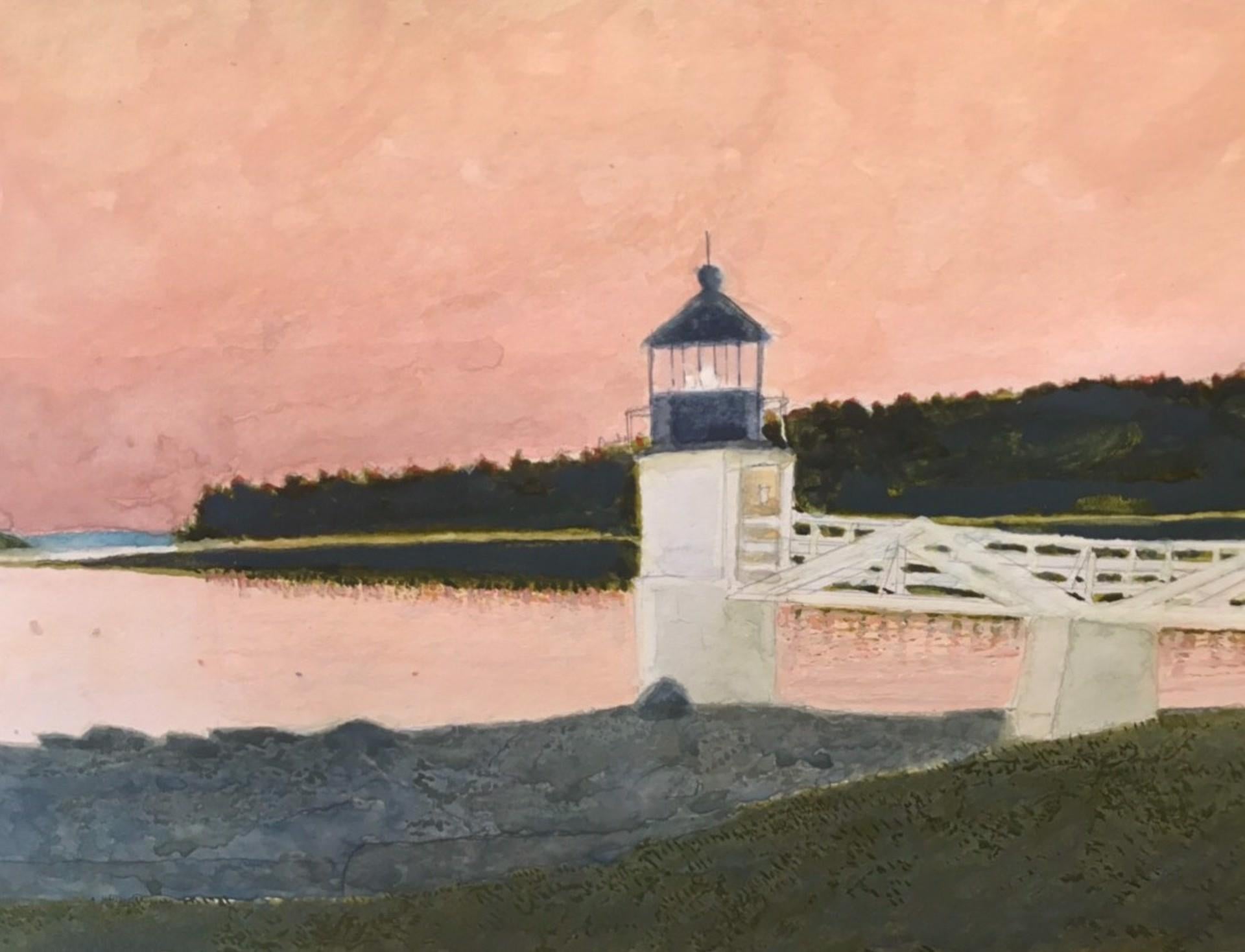 Marshall Point Sunset - Art by Gary Akers