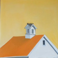 Blackbirds on Steeple