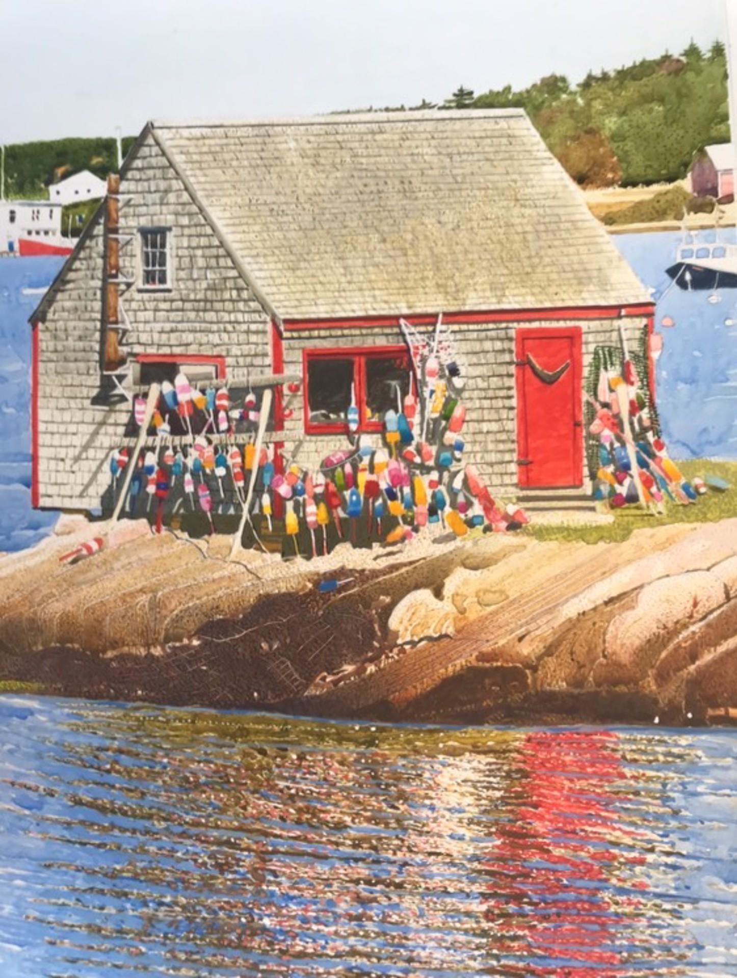 Buoy House - Art by Gary Akers