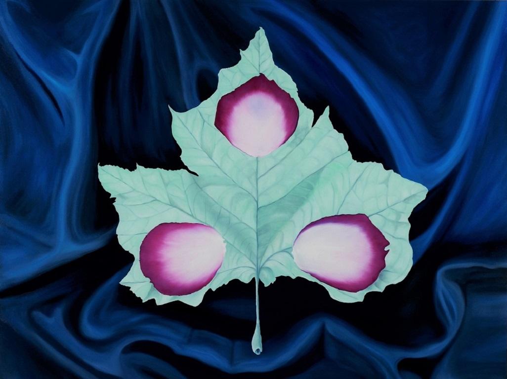Judith Simonds Landscape Art - Leaf Trinity