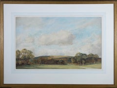 Edgar Thomas tenant la RWS (1870-1952) - Aquarelle du début du 20e siècle,ignor Downs