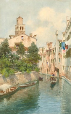 Eugenio Benvenuti (1881-1959) - Early 20th Century Watercolour, Views of Venice